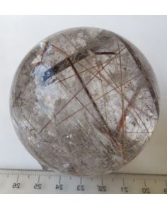 Tourmalinated Quartz Sphere IEC432