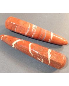 Red Silver Leaf Jasper Wand CW111