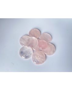 Rose Quartz Flat Stone MBE160