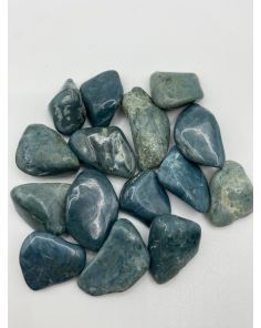 Blue Jade tumbled stones