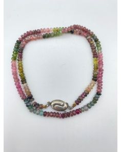Multi Colour Tourmaline Necklace A104
