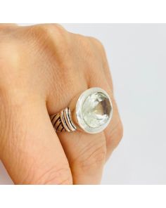 Green Amethyst RingTH604