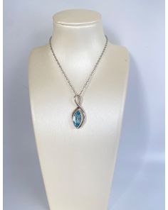 Blue Topaz Pendant SJ93