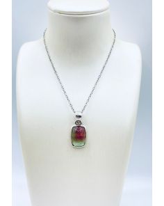 Green & Pink Tourmaline Pendant PJ246