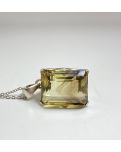 Smokey Lemon Phantom Quartz Pendent PJ522