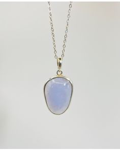 Blue Chalcedony Pendant CD144