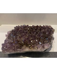  Amethyst with Cacoxenite Cluster KK106