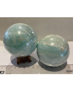 Caribbean Blue Calcite Sphere KK153