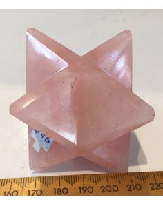Rose Quartz Merkaba kk363
