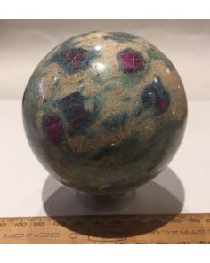 Ruby and Fuchsite Sphere KK480