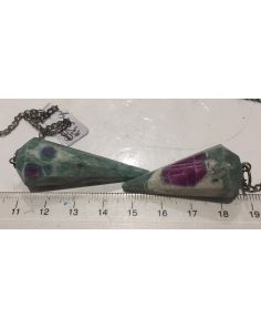 Ruby in Fuchsite Pendulum KK504