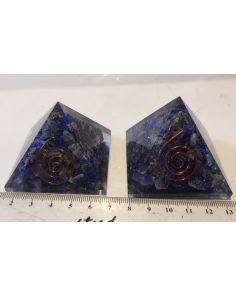 Orgonite and Lapis Lazuli Pyramid KK595