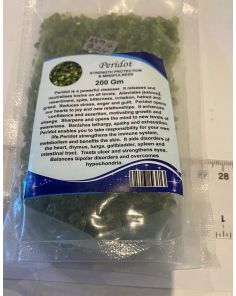 peridot tumbled stone