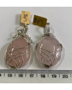 Rose Quartz Pendant KK983