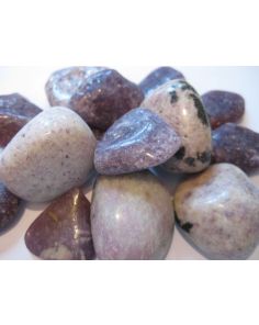 lepidolite tumbled stone