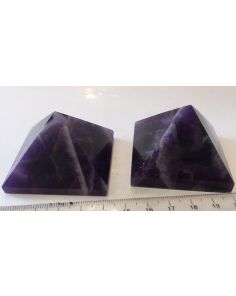 Chevron Amethyst Pyramid MBE395