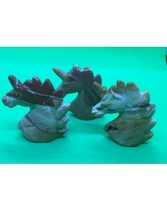 Mookaite Unicorn Head MBE429