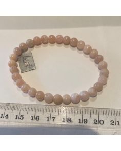 Pink Opal 6mm Bracelet MBE430