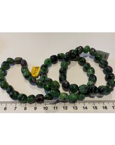 Ruby and Zoisite Bracelet CC047