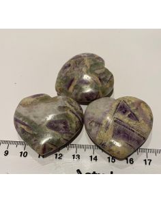 Flower Fluorite Heart MBE567