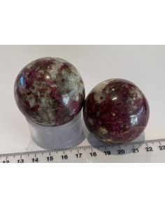 Tourmaline Red in Smokey Quartz Sphere MM679