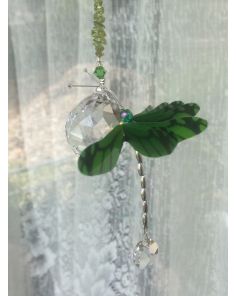 Green Dragonfly Sun Catcher N255CSG