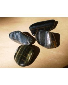 Blue Tiger Eye Tumble Stones E323