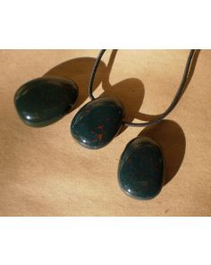 Bloodstone Tumble Pendant E372