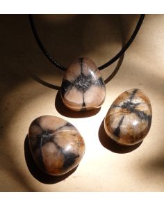 Chiastolite Tumble Pendant E994