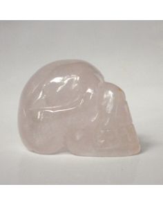 Rose Quartz Skull E879