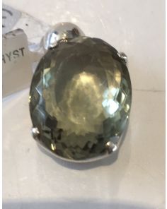 Green Amethyst Pendent PJ347