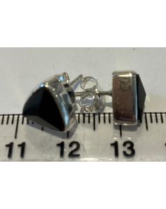 Black Tourmaline Studs PJ436