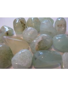 prehnite tumbled stone