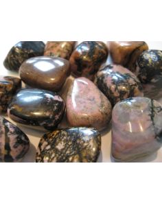 rhodonite tumbled stone