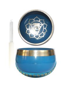  Sky Blue Throat Chakra Singing Bowl WIA16