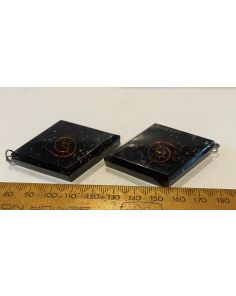  Orgonite Black Tourmaline Copper Pendant WIA21