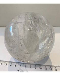 Clear Quartz with Chlorite Sphere YD228